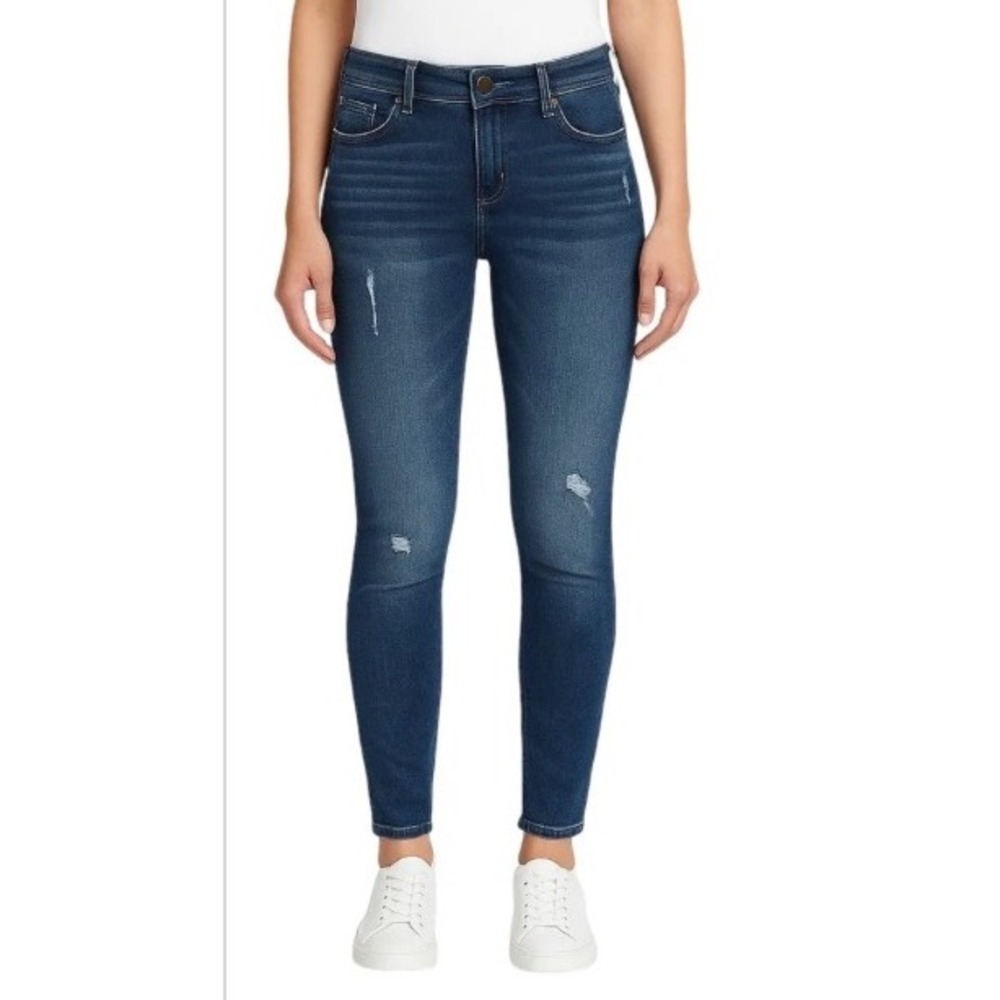 Democracy "Ab"solution Skinny Jeans Women 8 Blue‎ PreLoved